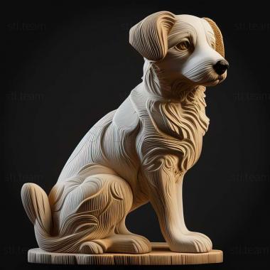 3D model Basque Shepherd dog (STL)